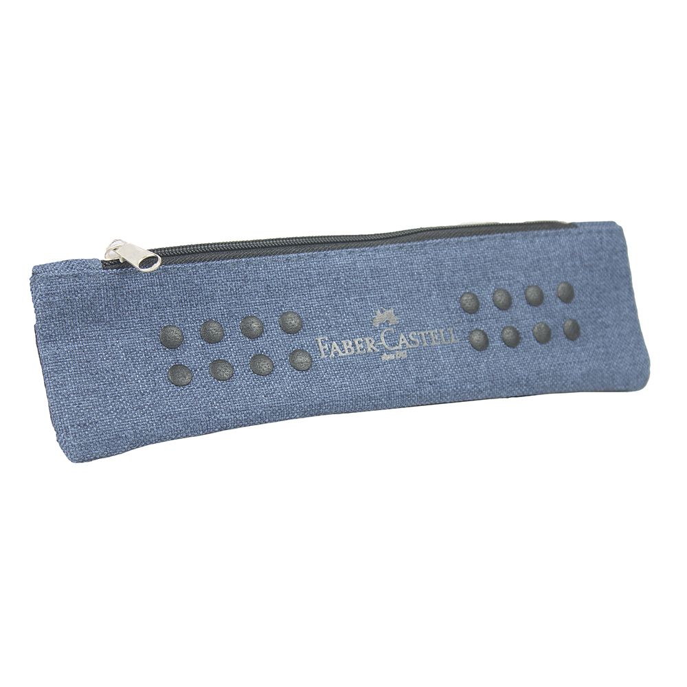 Faber Castell Pencil Case Blue w/tablet strap  573151