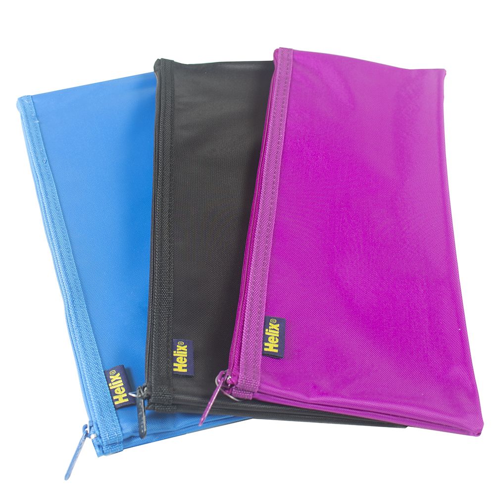 Helix Pencil Case   12 x 5 Nylon        QH7040/X30723