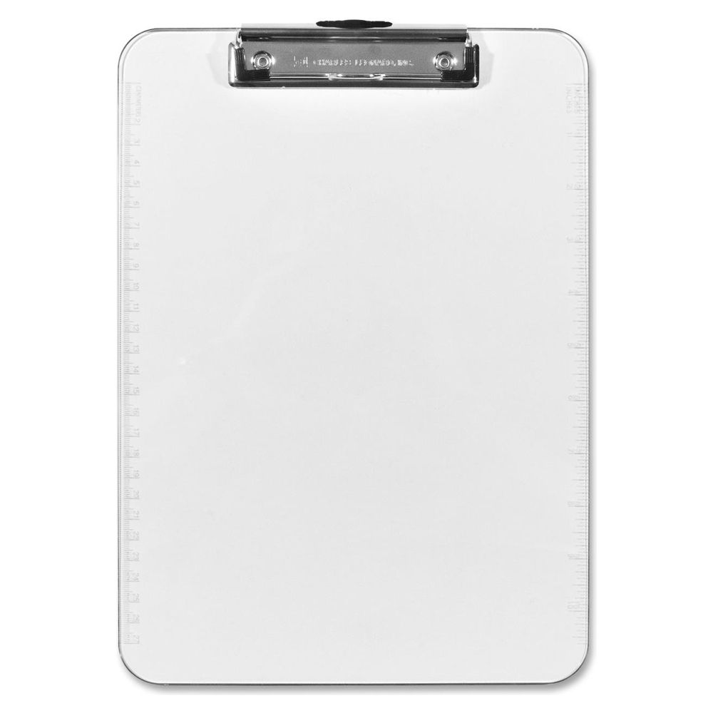 CLi Clipboard  Plastic Letter Size Clear    89710