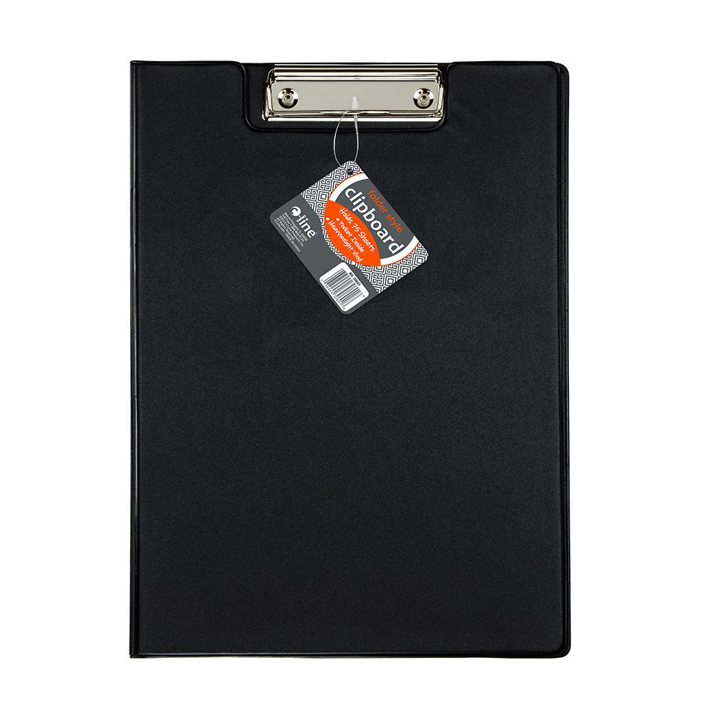 C-Line Clipboard Folder Letter Size Black   30601