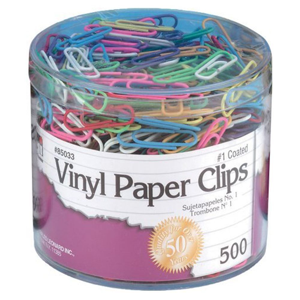 CLi Paper Clip #1 Large Coloured   85033 ea-tub/500