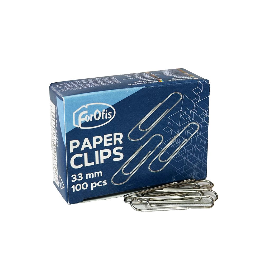 Forofis Paper Clip 33mm (1.26 inch ) Round 91354