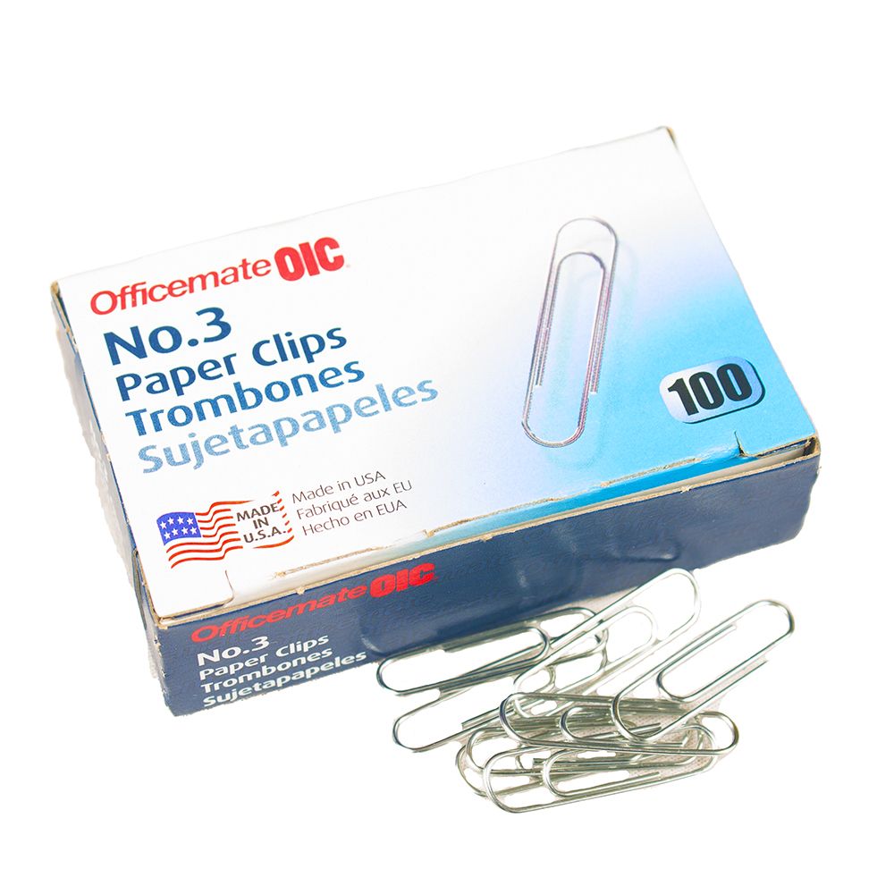 OIC Paper Clip #3 Small 1in   99913