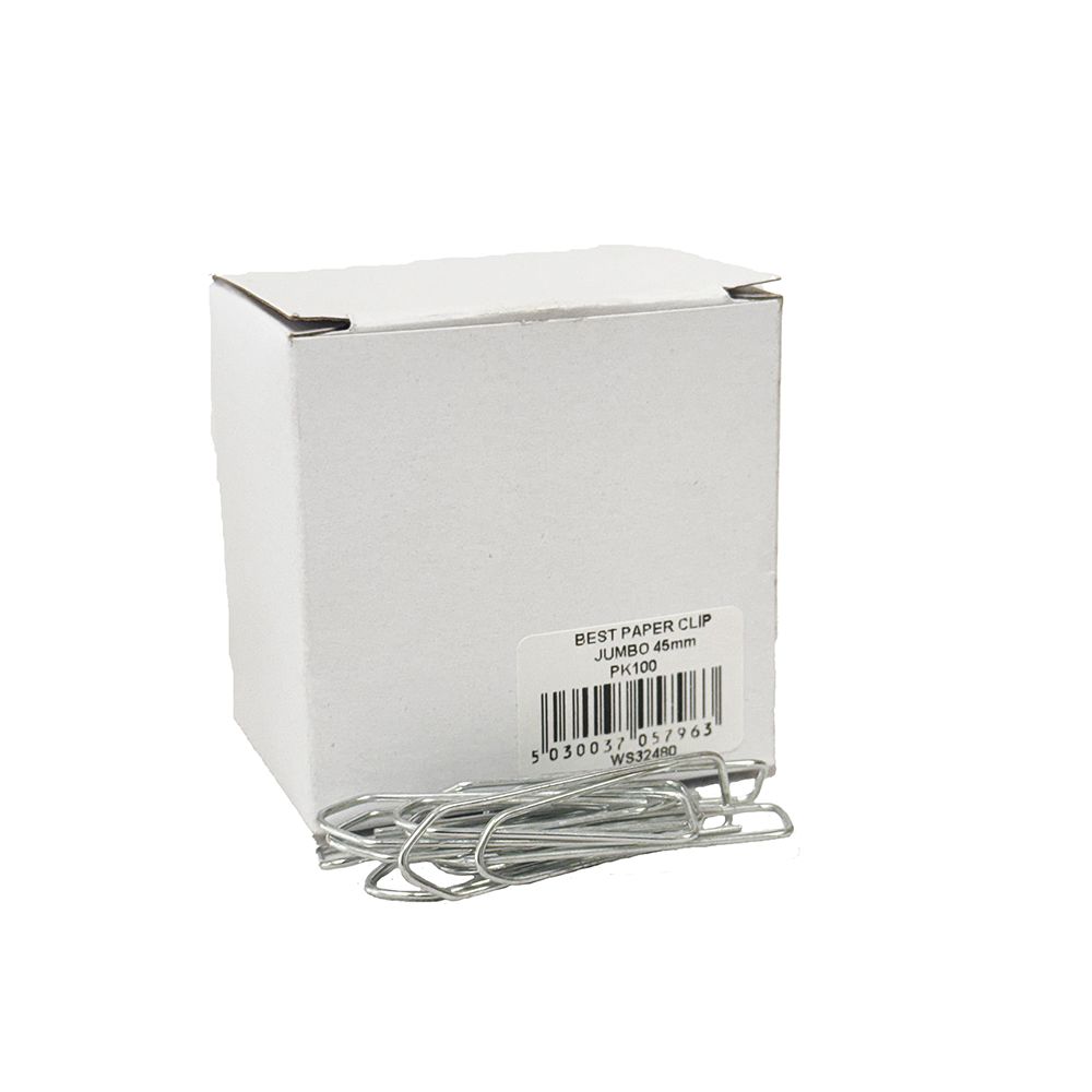 QConnectPaper Clip 45mm Jumbo WS32480