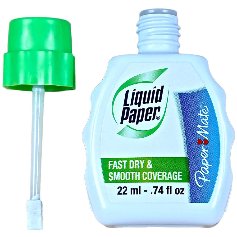 PaperMate Correction Fluid Liquid Paper    (Foam Tip) 5640115
