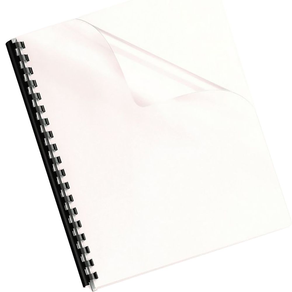 Fellowes Binding Cover  Crystal Clear Letter Size  52089
