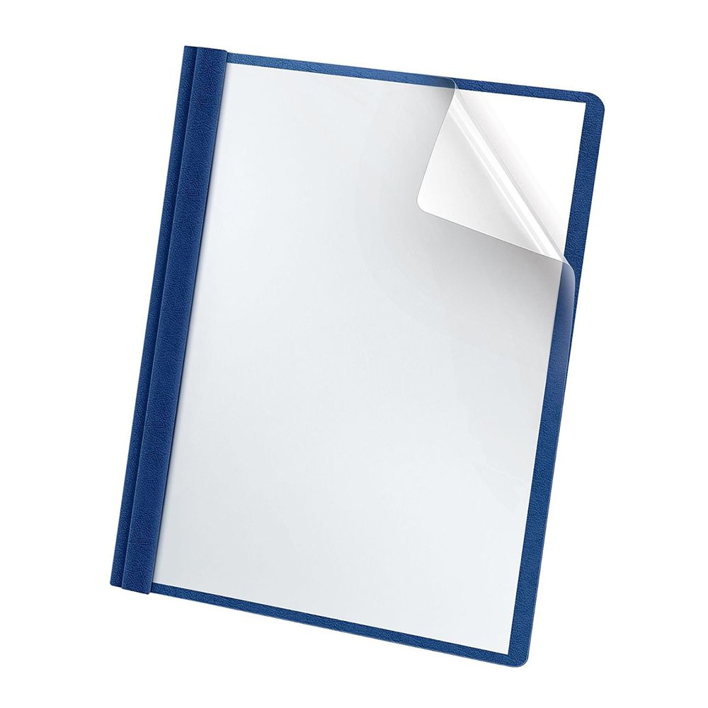 Esselte Report Cover Letter Size Light Blue w/Clear Front 55801EE