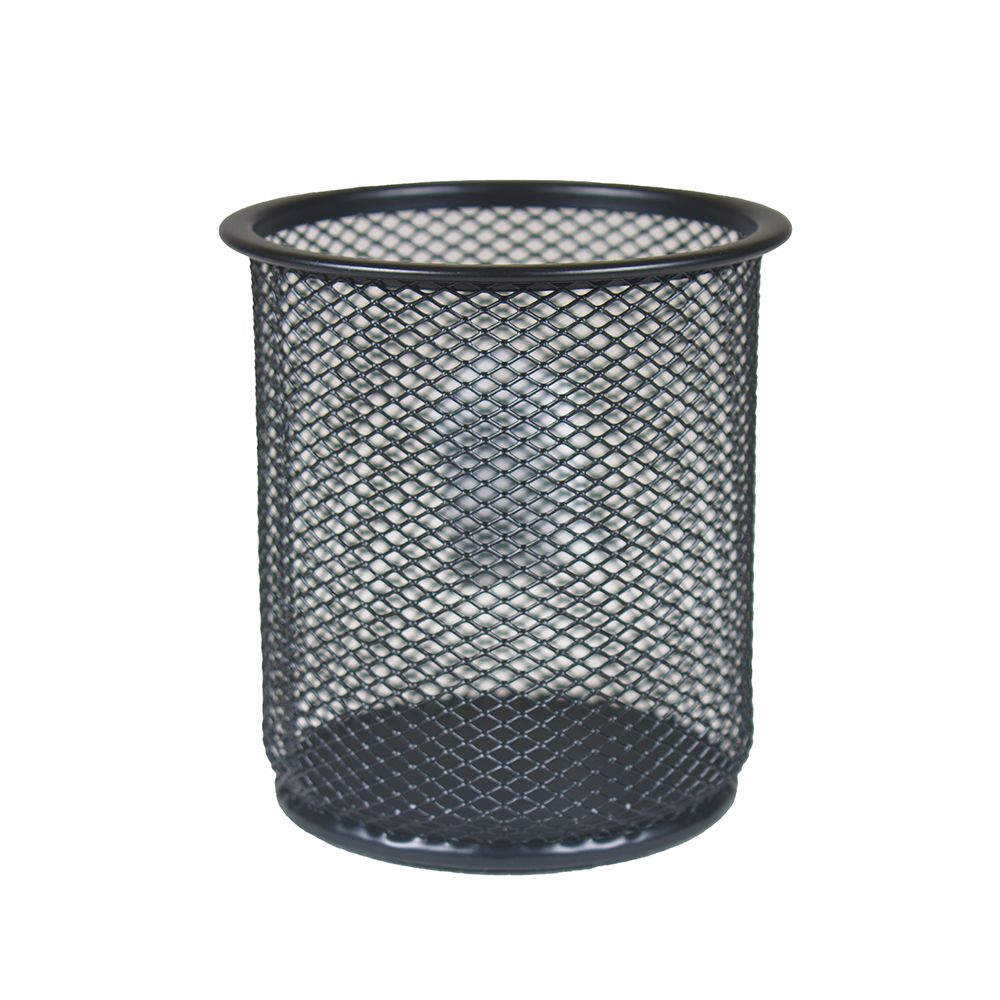 Merangue Black Mesh Pencil Cup   MIL11994-CA