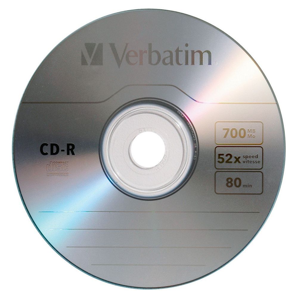 Verbatim CD-R Disc Recordable 700MB/80min    94776