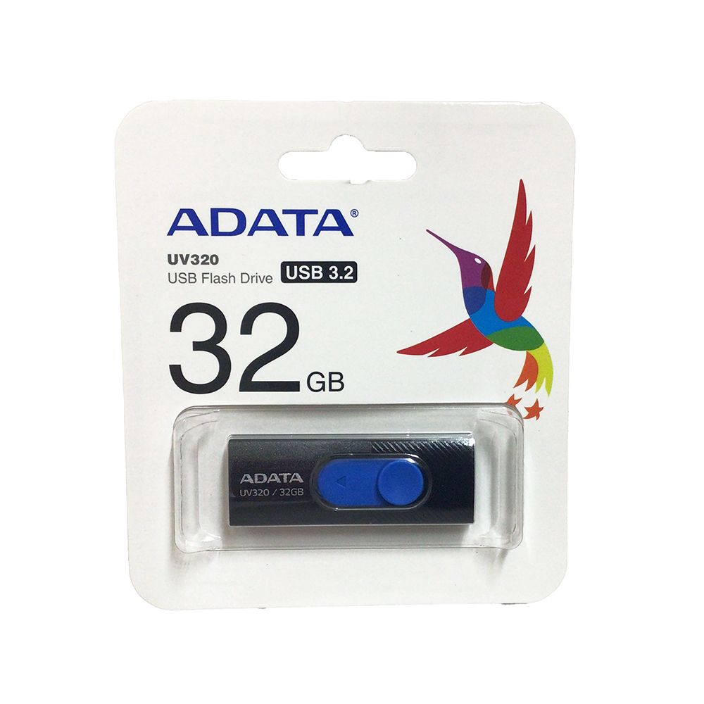 Adata Flash Drive  UV320  32GB  3.2 USB  Black & Blue