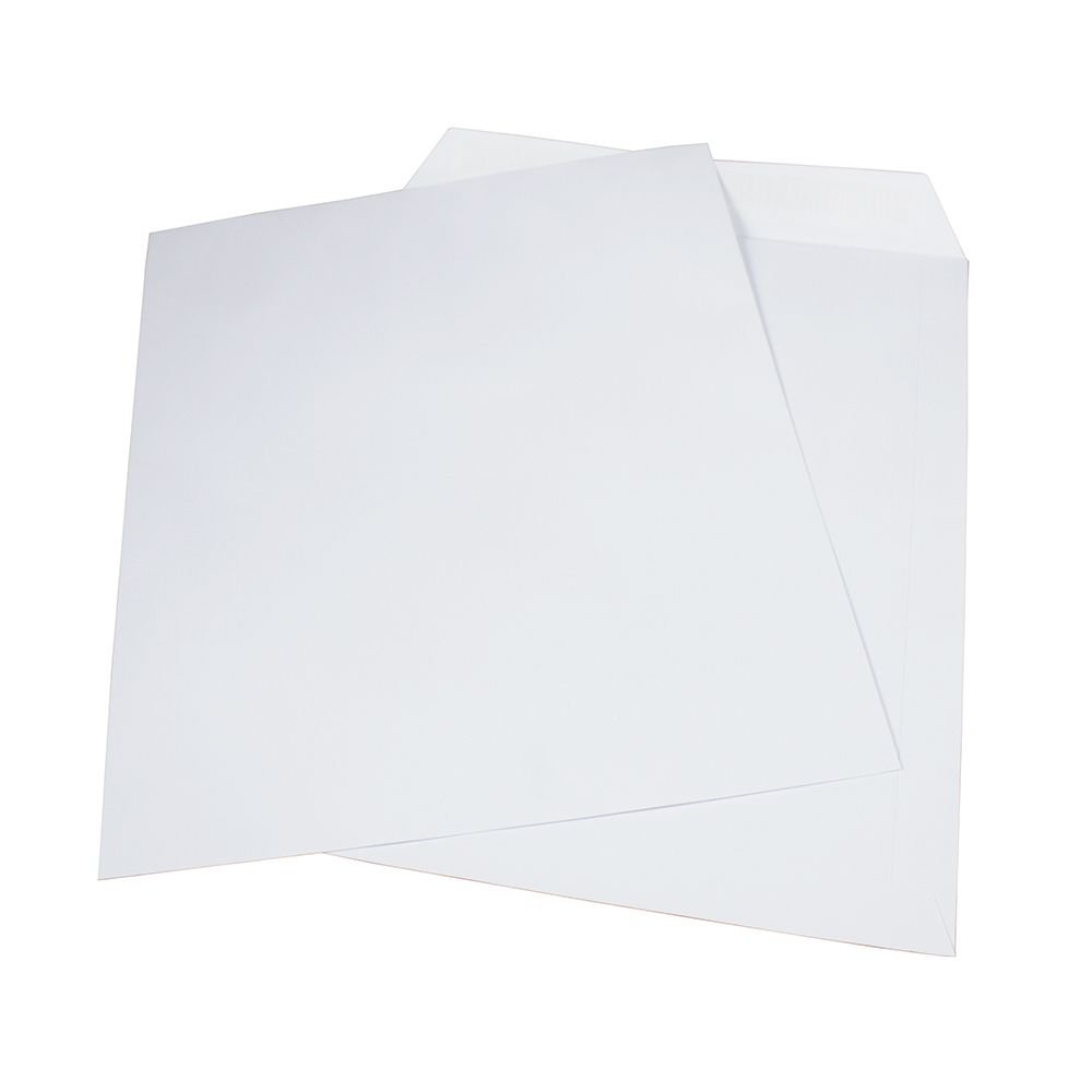 Envelope  12 in x 10 in (305 x 254)   Peel & Stick White