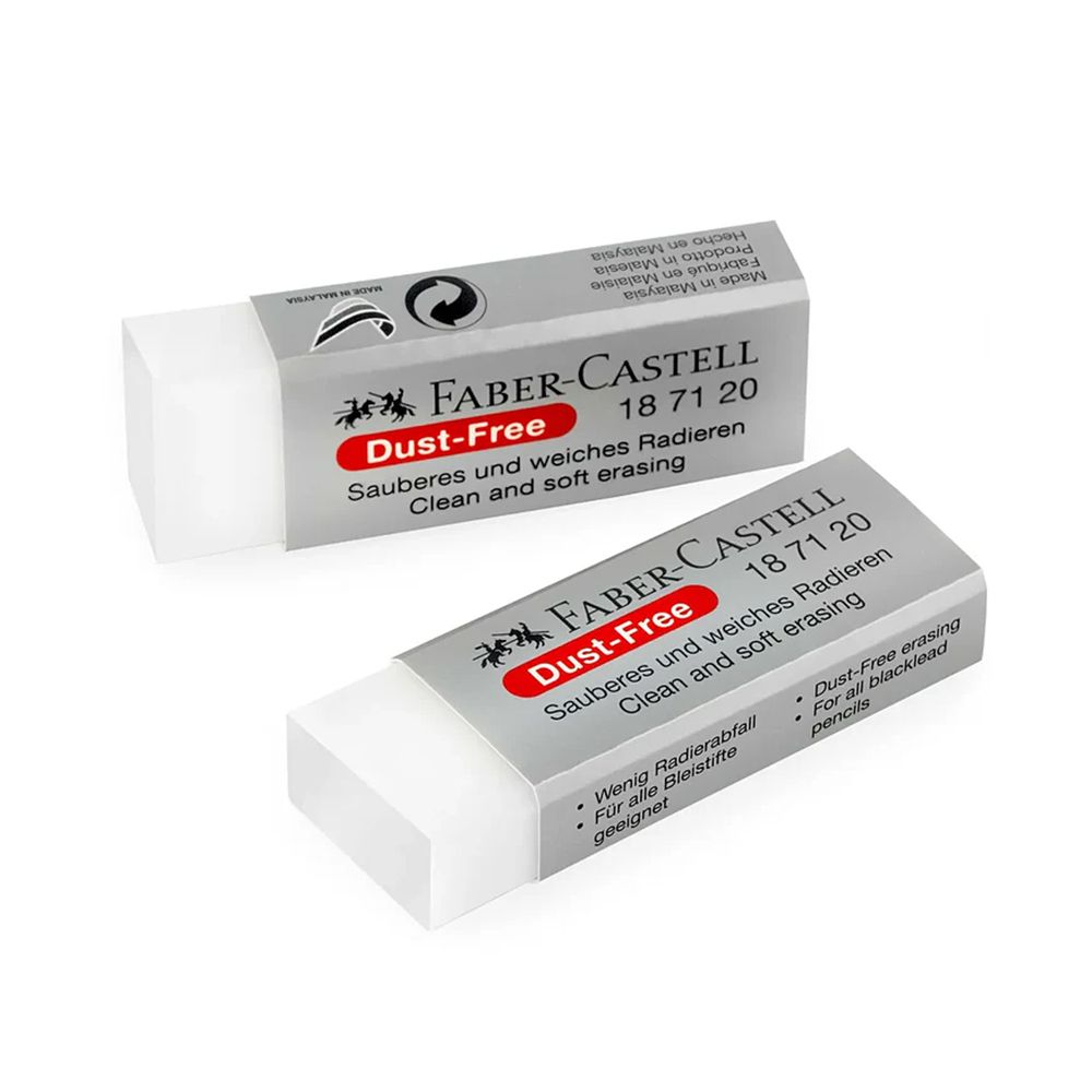 Faber Castell Eraser Dust Free White 187120