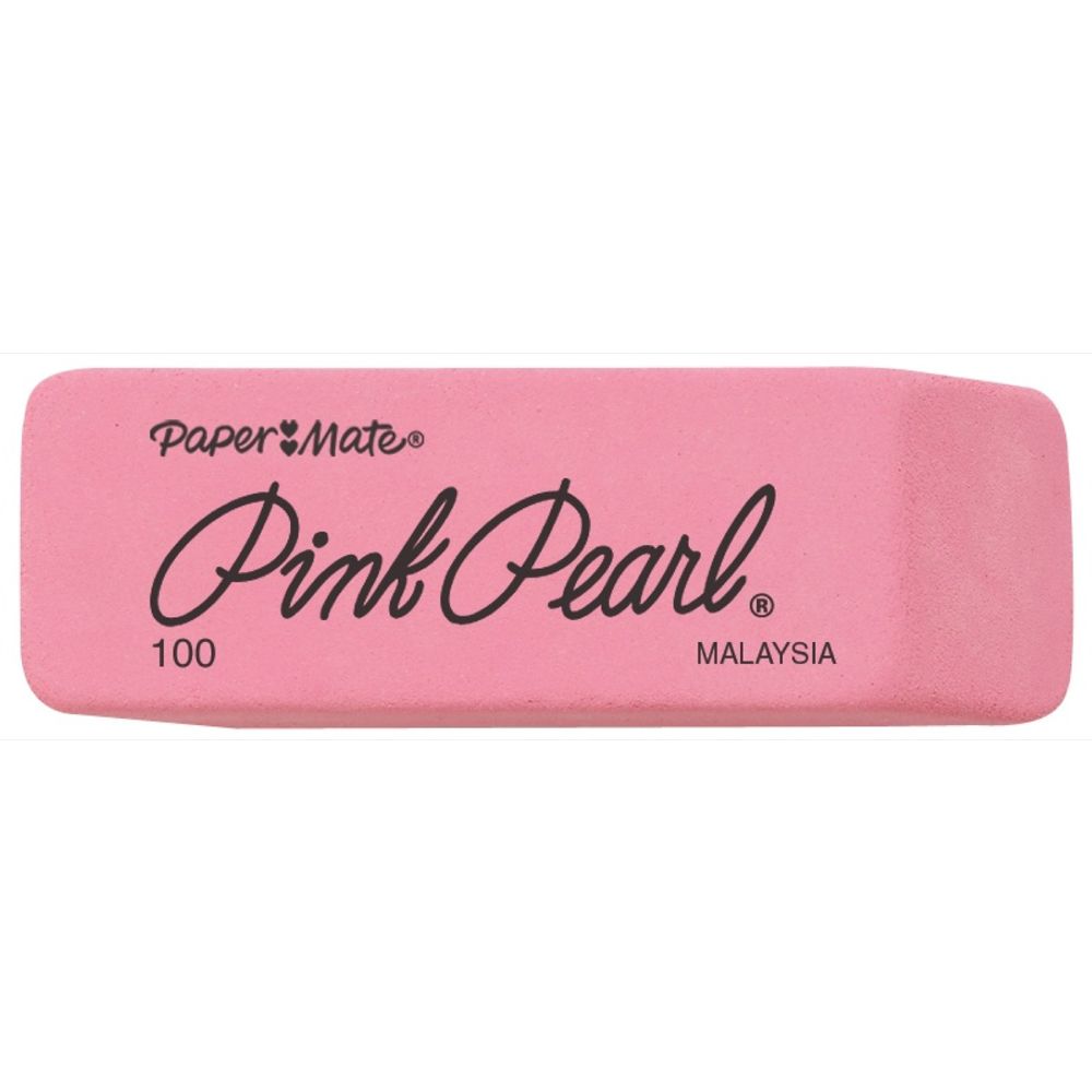 Papermate Pencil Eraser  Pink Pearl        070520