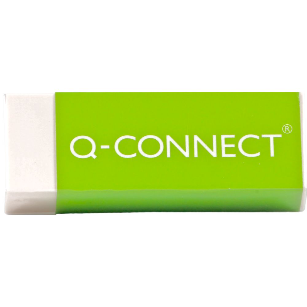 Q-Connect Eraser Pencil White  KF00236
