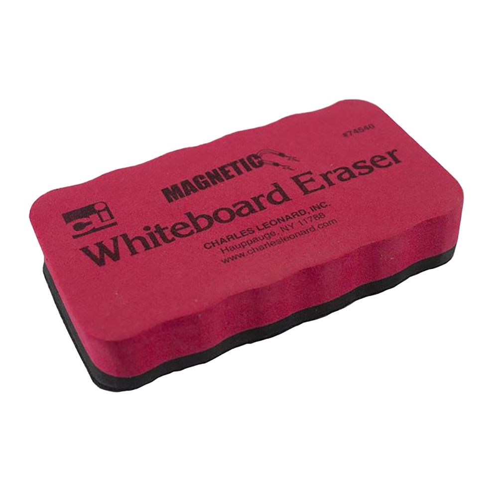 CLi Magnetic Felt/Foam White Board Eraser 4 x 2 inches 12/pk  74540