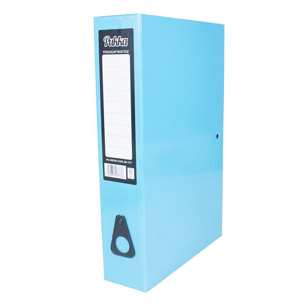 Pukka Brights File Box Blue Legal Size BR-7777