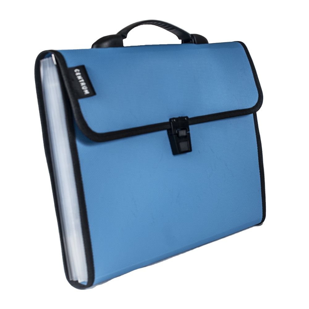 Centrum Expanding File A4 with Handle & Lock  6/pockets   80175