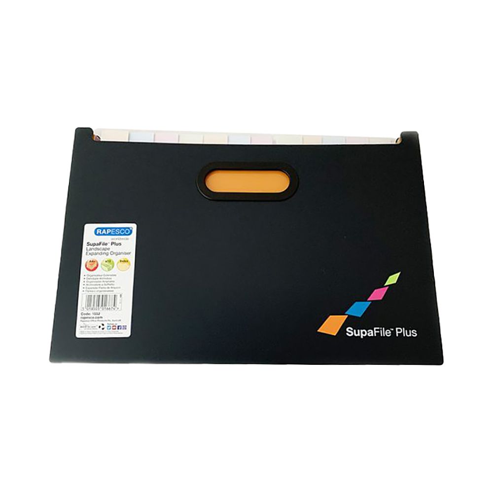 Rapesco 13 Pocket Expanding File Supafile Plus A4 1552