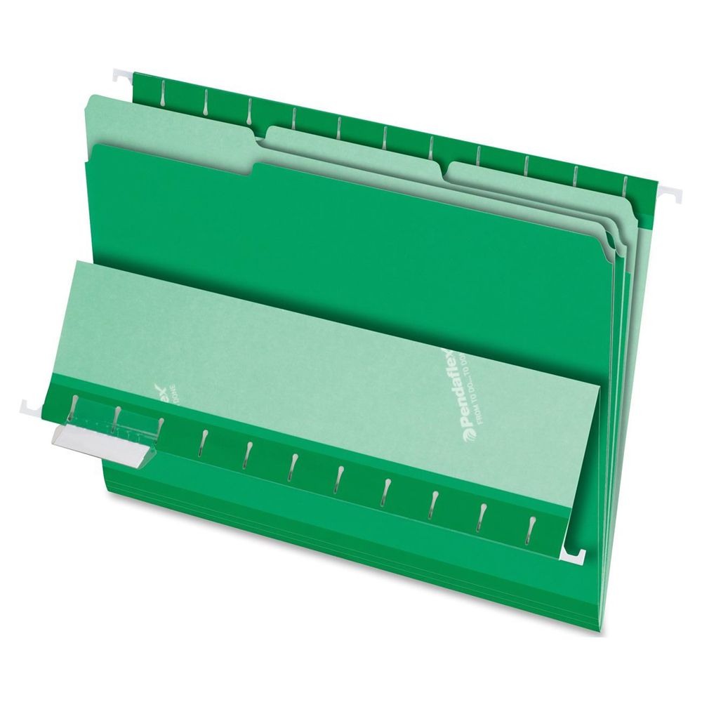 Pendaflex File Folder 8 1/2 x 11 Letter Size Bright Green 4210 1/3 42325