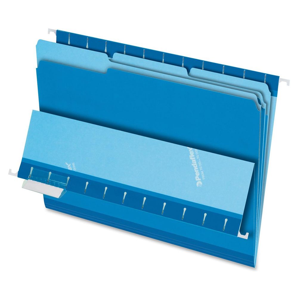 Pendaflex File Folder 8 1/2 x 11 Letter Size Blue  4210 1/3 42302