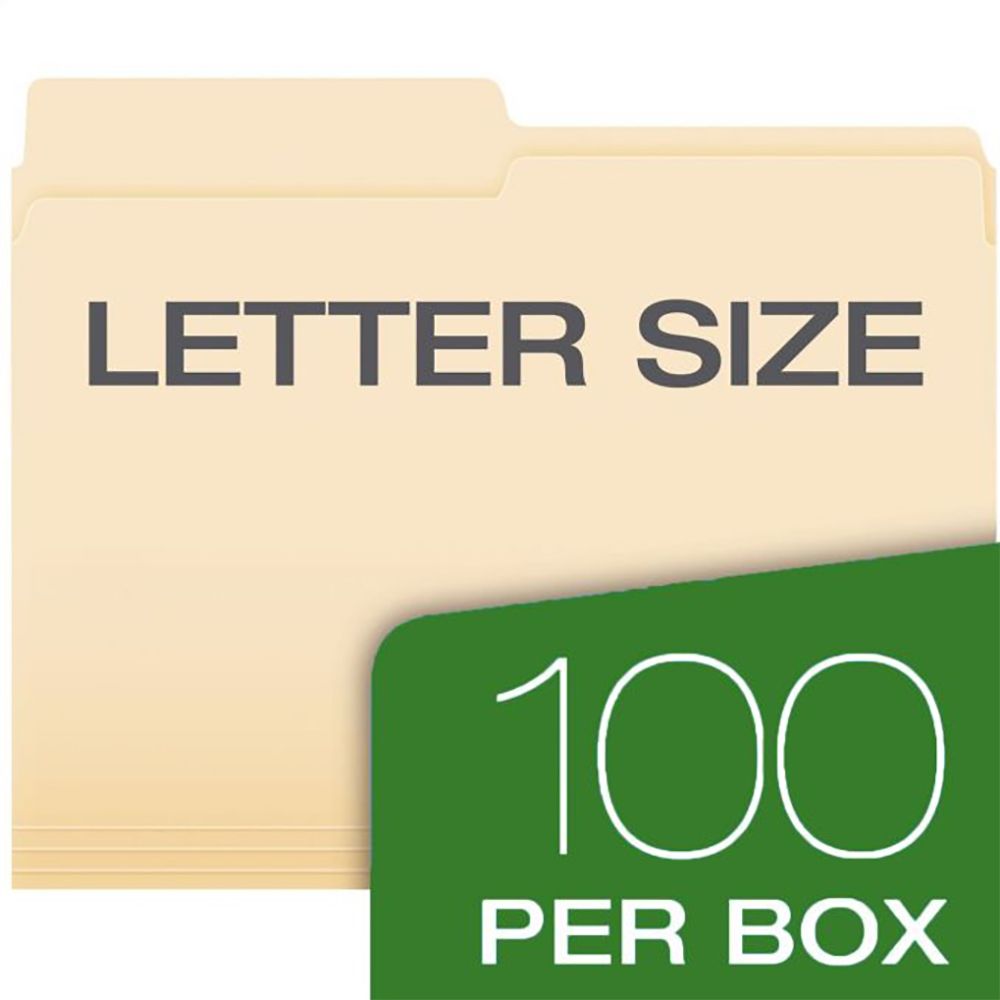 Pendaflex File Folder Letter Size  Manila 752-1/2 per individual  file folder