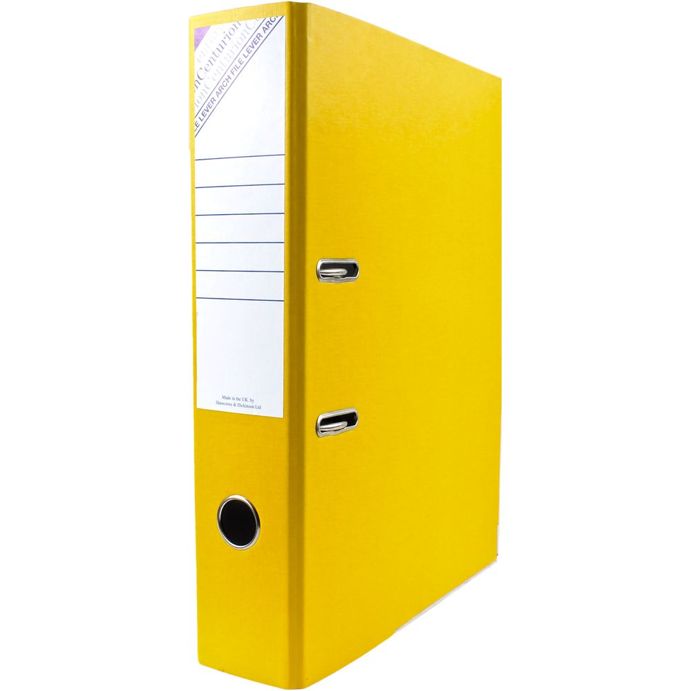 Centurion Lever Arch File  Legal Yellow     C216053