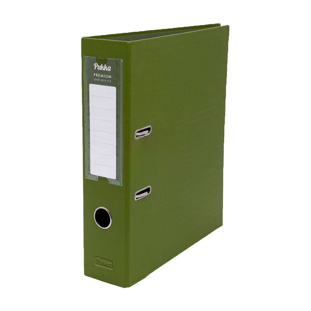 Pukka Polypropylene Lever Arch File  A4 Olive 9715-PPF