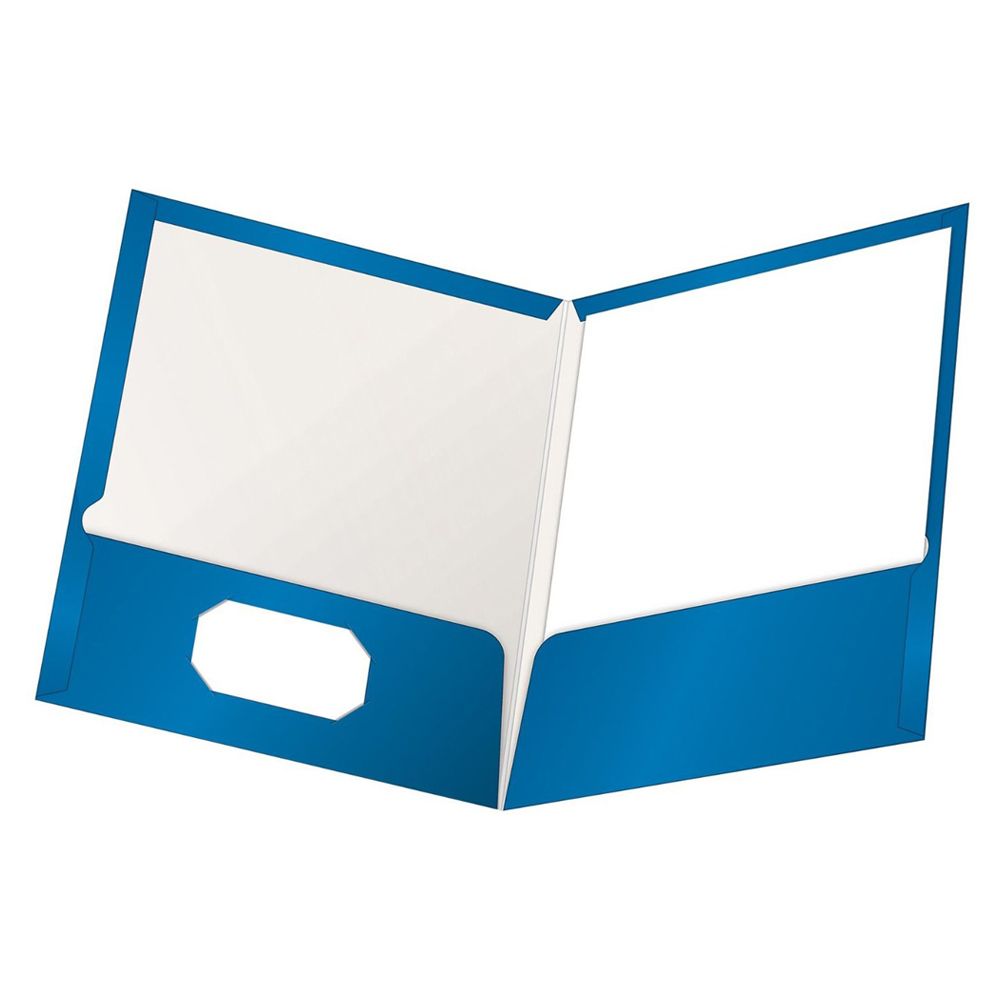 Esselte Portfolio File  Letter Size  Shiny Blue         51701