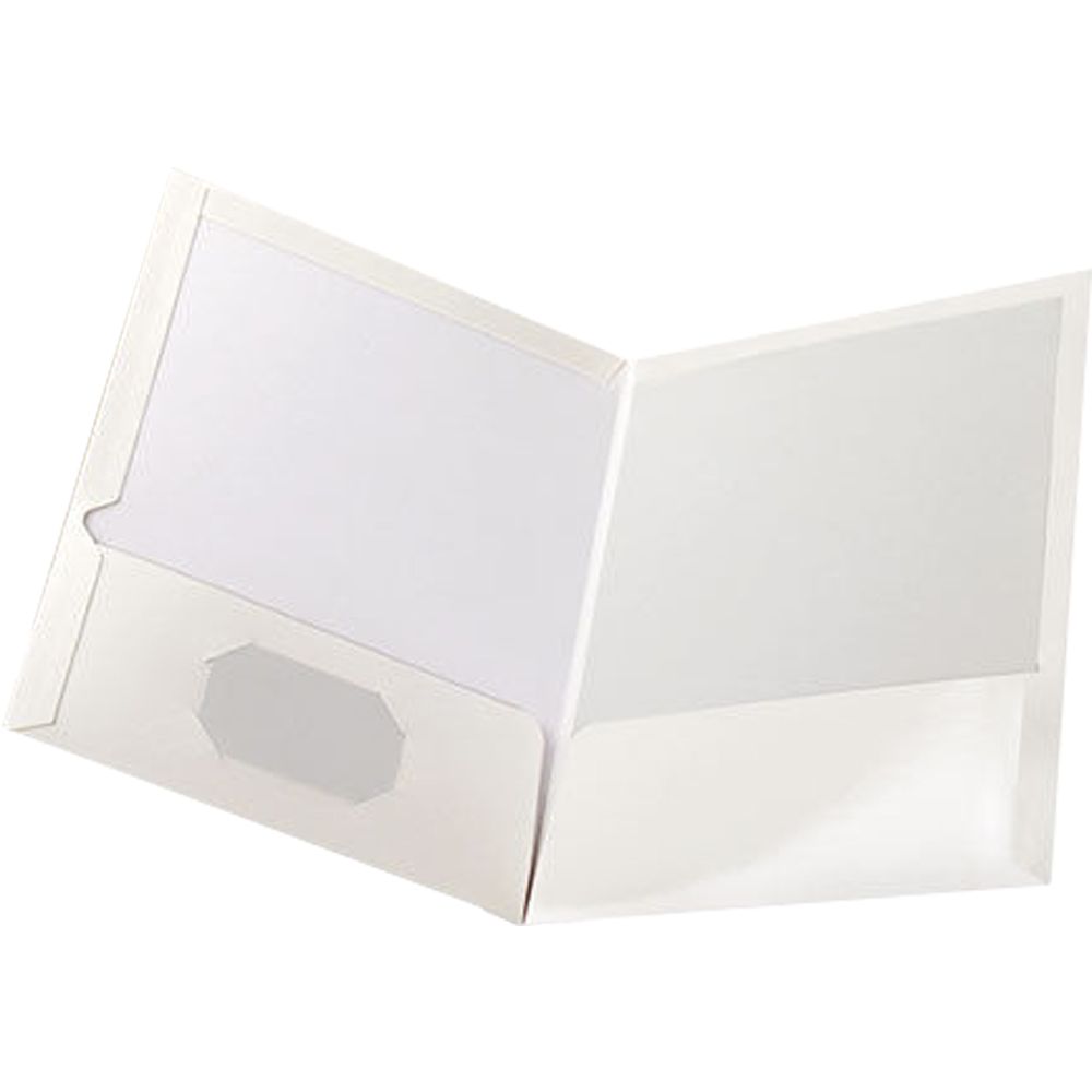 Esselte Portfolio File  Letter Size  Shiny White         51704