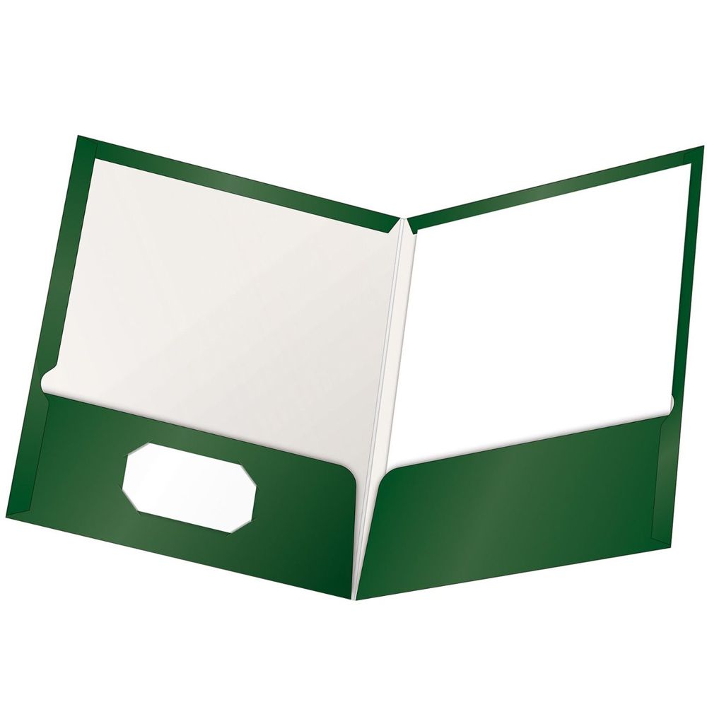 Esselte Portfolio File  Letter Size  Shiny Green       51717