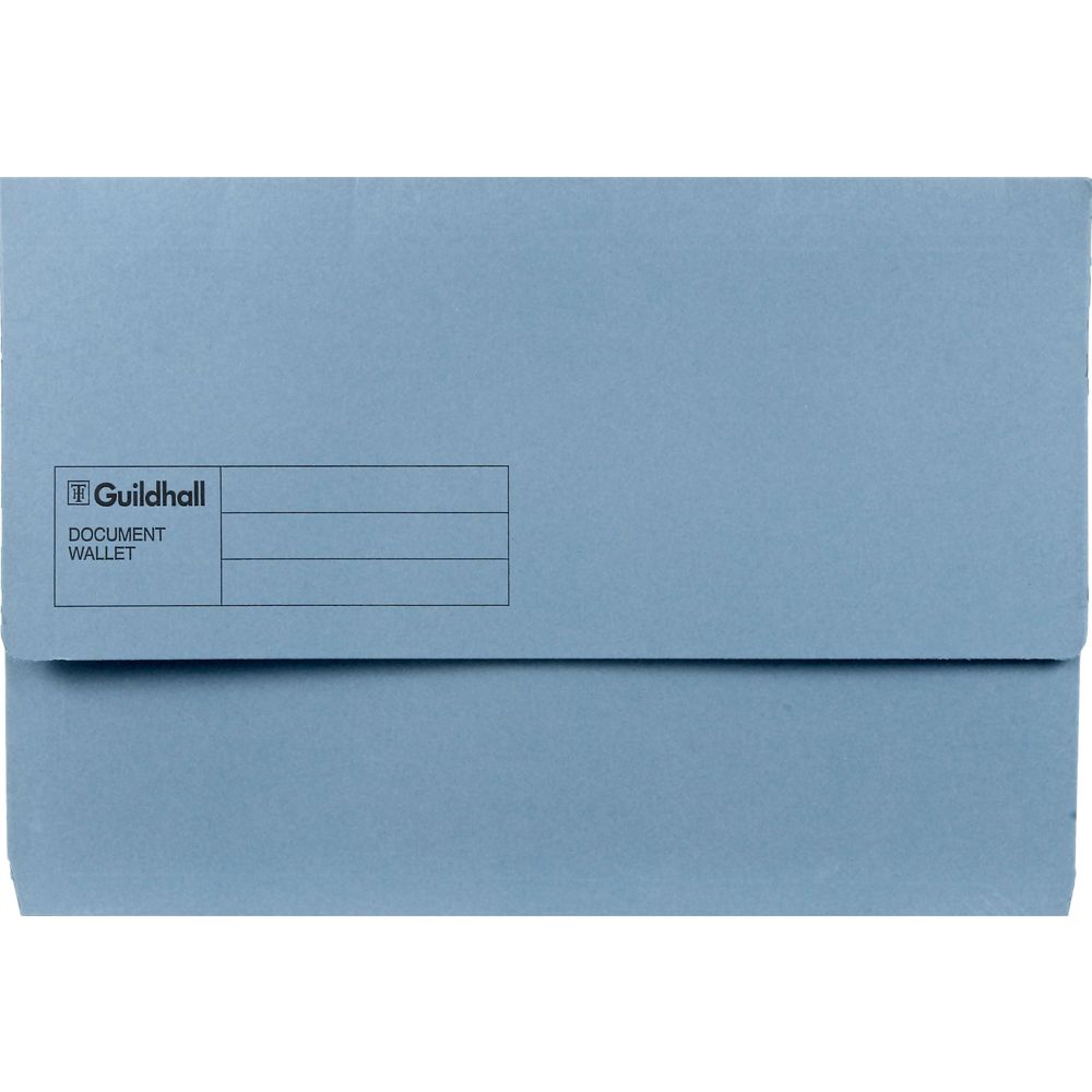 Guidhall Document Wallet Legal Blue            GDW1