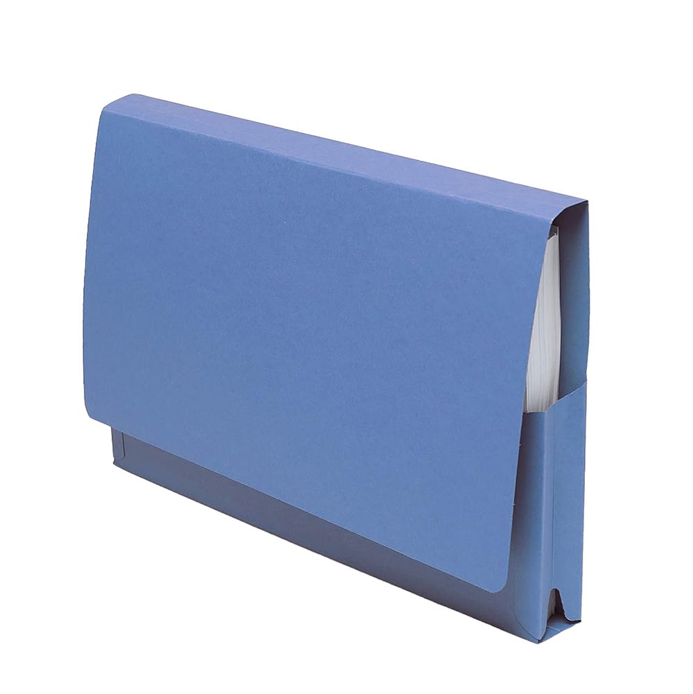 Guildhall Document Wallet Full Flap Blue Legal PW2-BLUZ