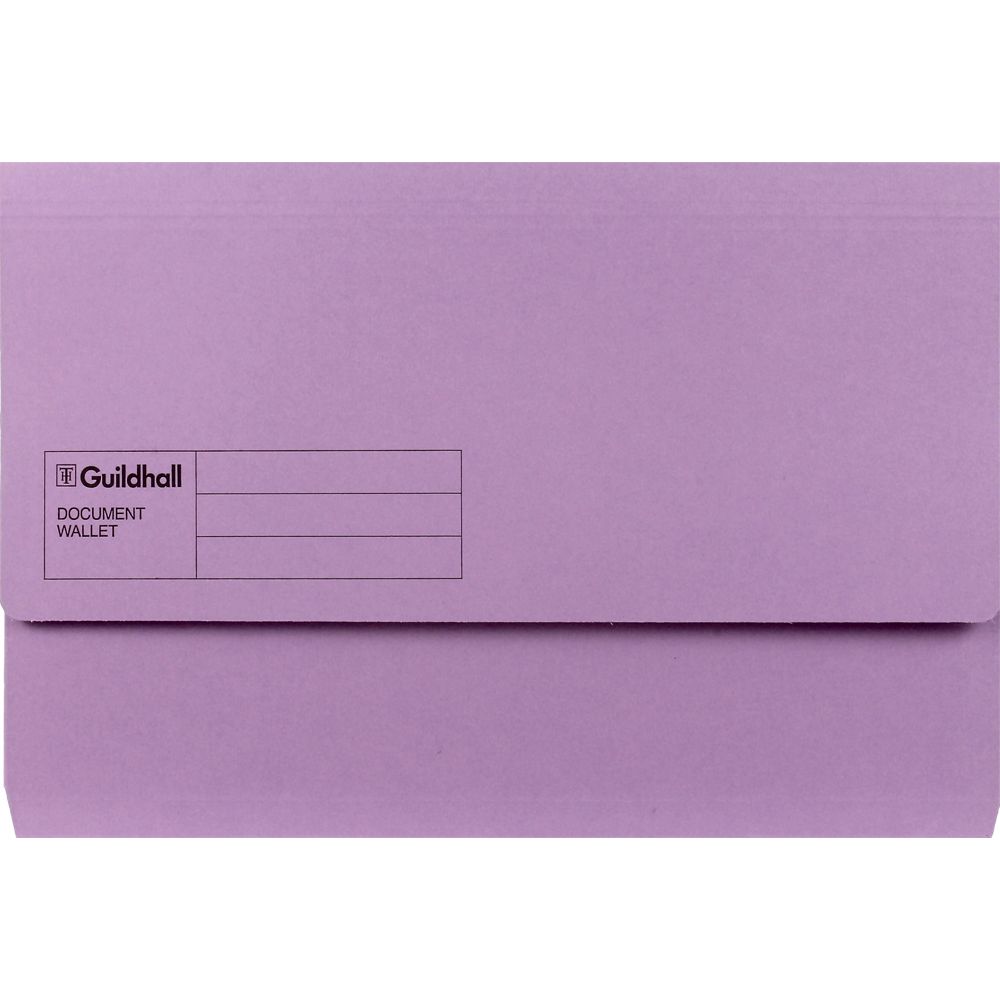 Guildhall Document Wallet Legal Violet            GDW1