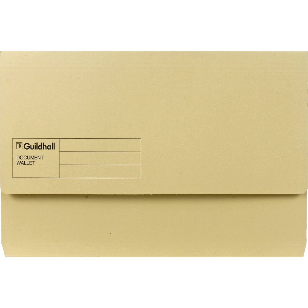 Guildhall Document Wallet Legal Yellow            GDW1