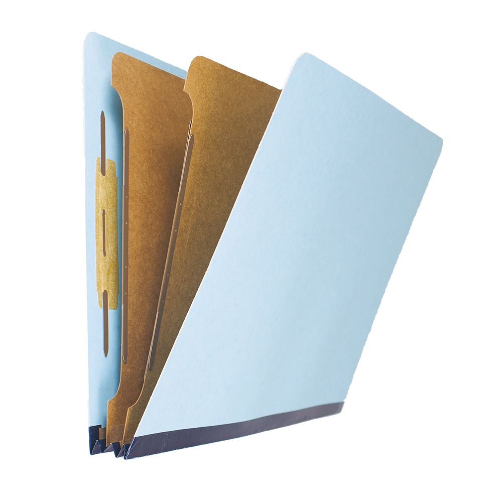 Pendaflex Classification Folder Legal 2-Divider Light Blue PU64LBL