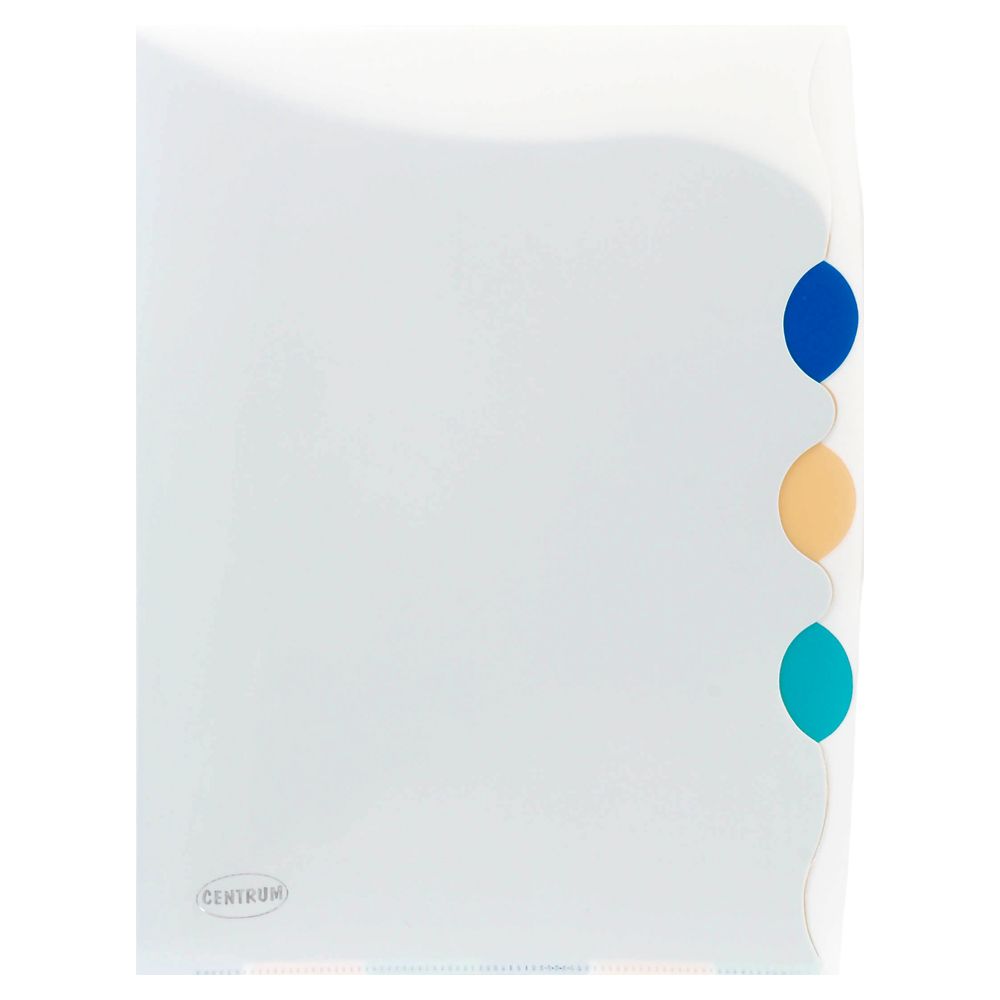 Centrum L-Type Document Folder  Cut-Flush  A4 4-Dividers  82272