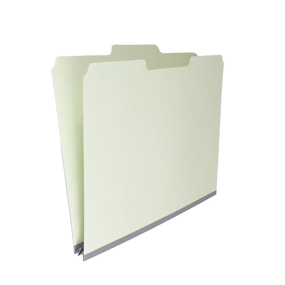 Smead Pressboard Folder Letter Size 2 inch Expansion Gray/Green 13234