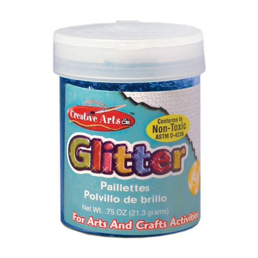 CLi Glitter Flakes  Blue 3/4 oz  41715
