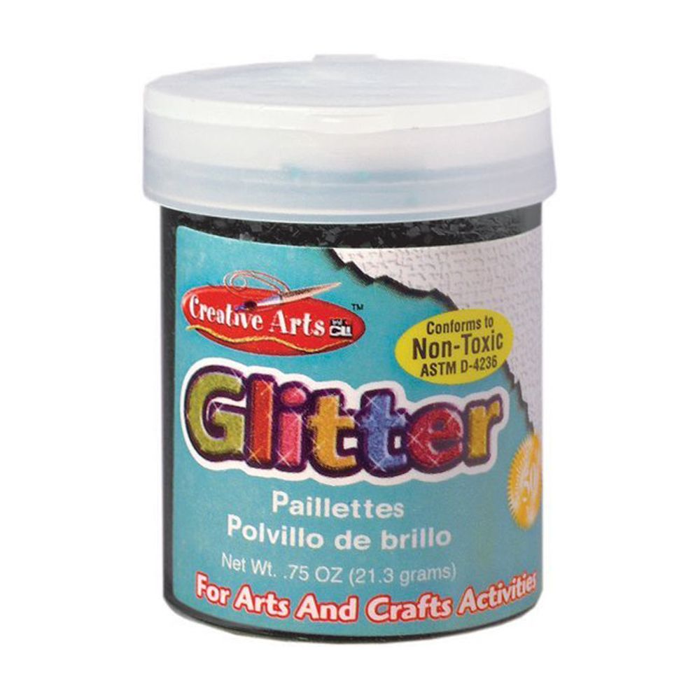 CLi Glitter Flakes  Black 3/4 oz  41720