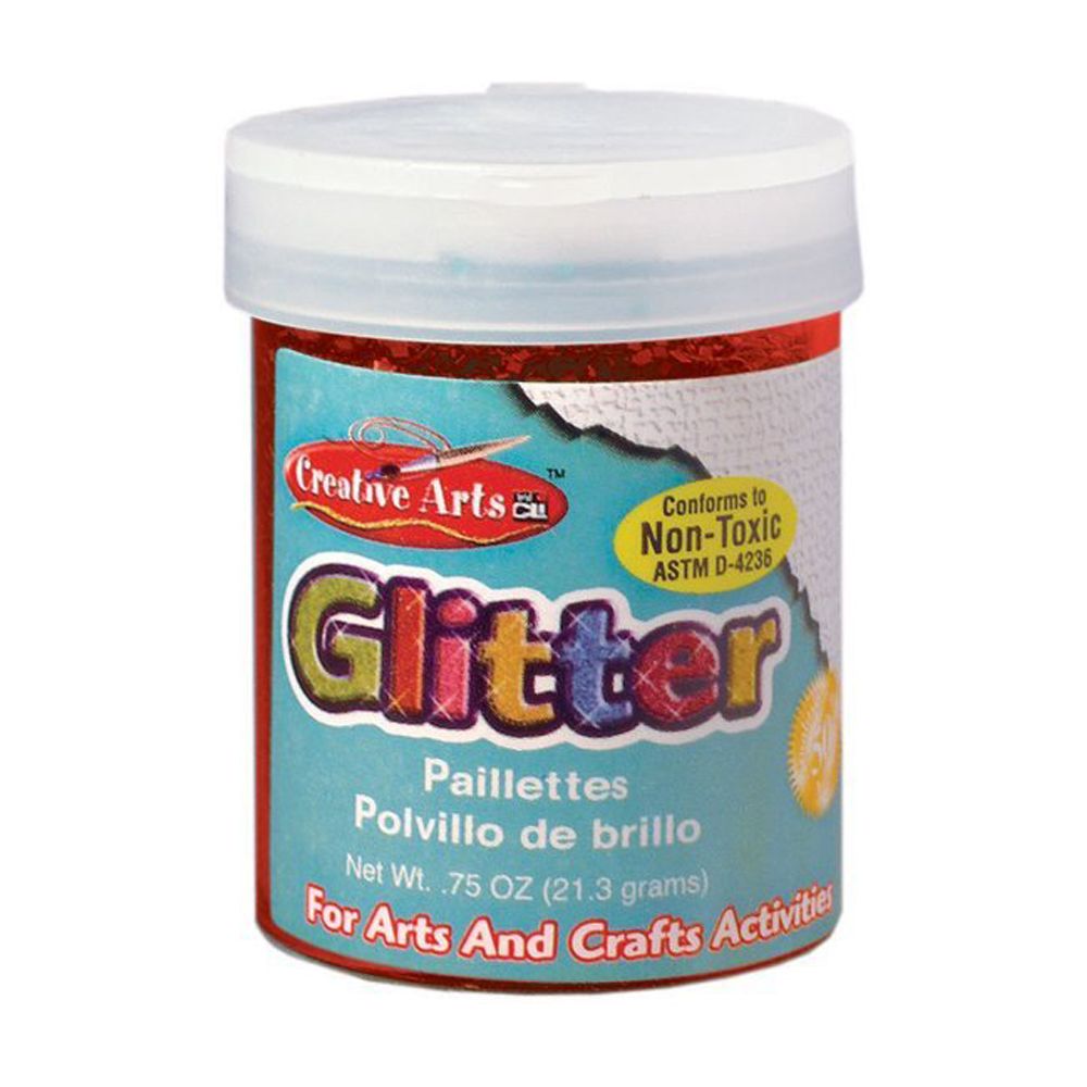 CLi Glitter Flakes  Red 3/4 oz  41730