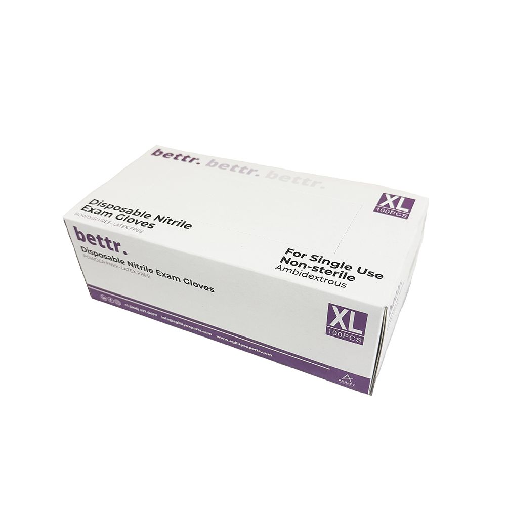 Bettr Nitrile Powder Free Gloves Blue X large