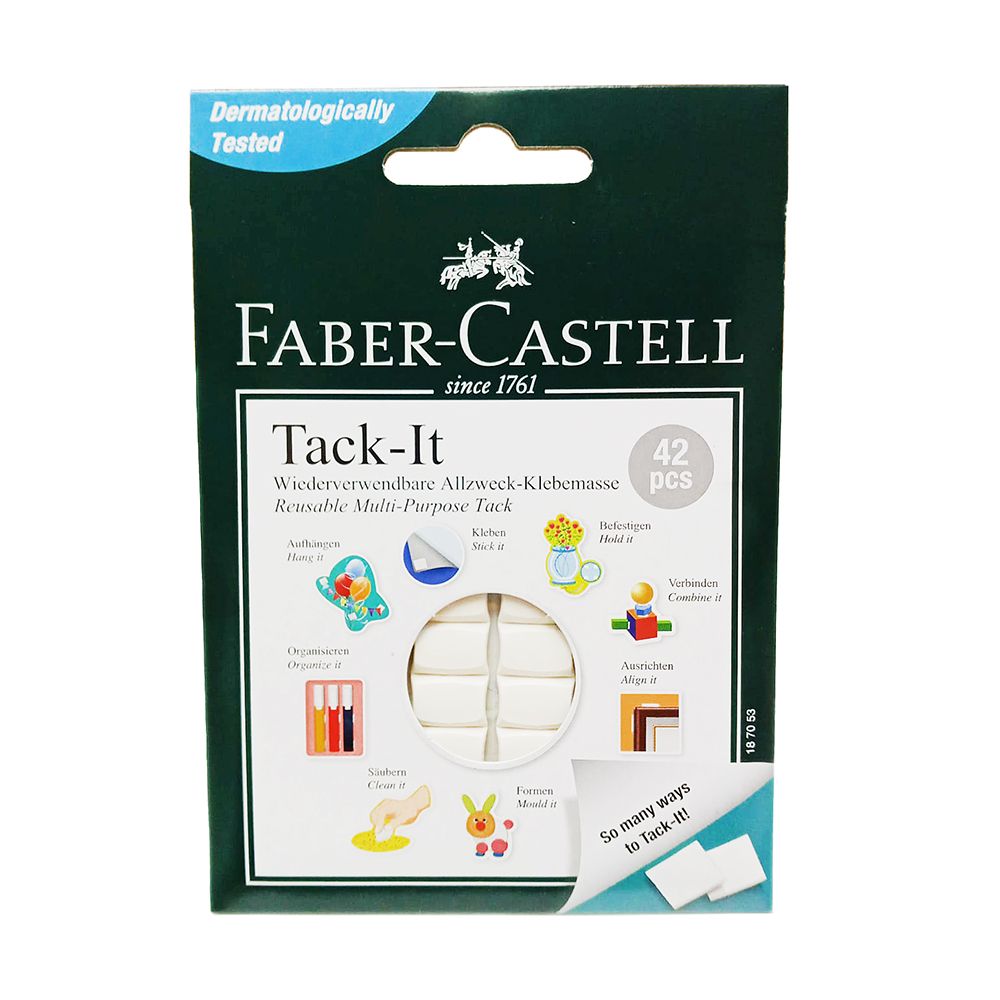 Faber Castell Glue Adhesive White Tack 30g /42 pcs 187053