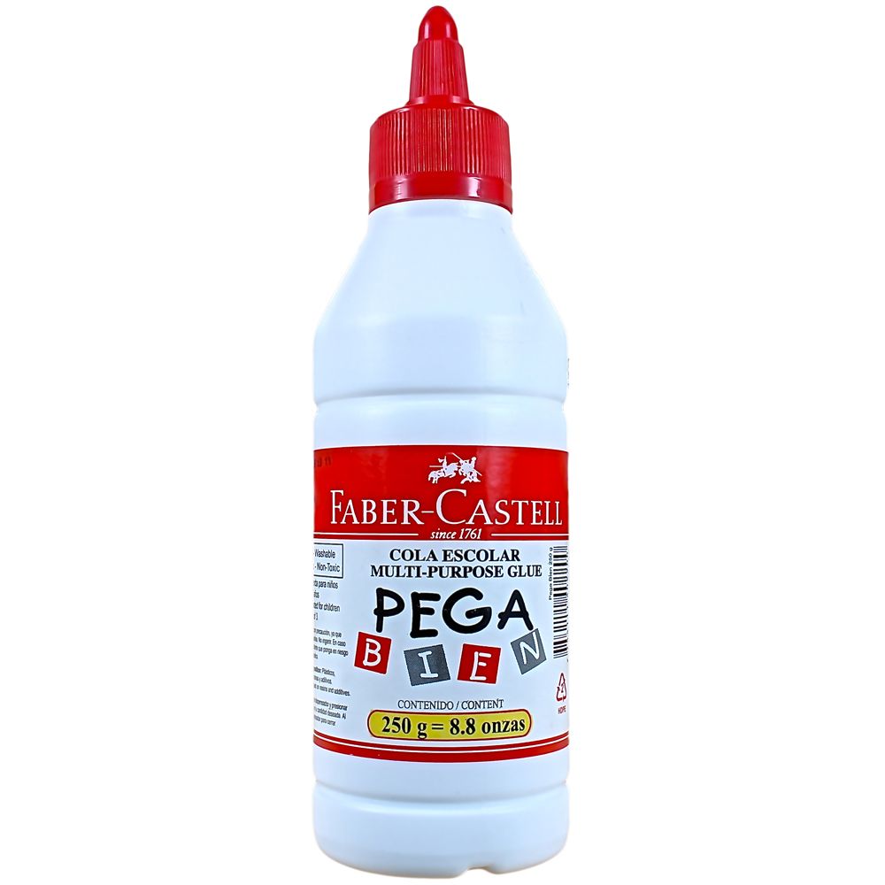 Faber Castell Pega Glue White School 250gm (8.8oz)  379650