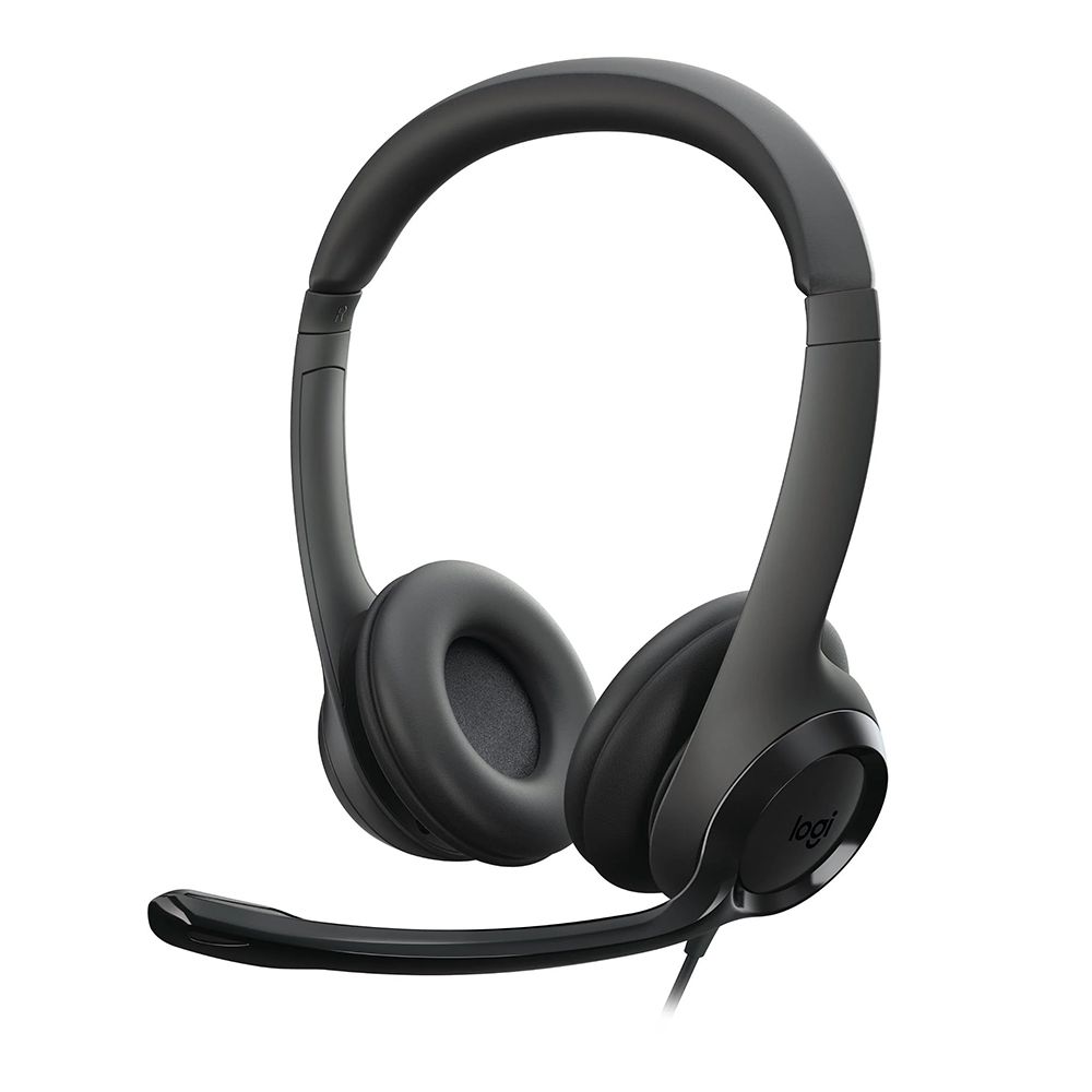 Logitech Clearchat Headset USB w/Microphone   H390