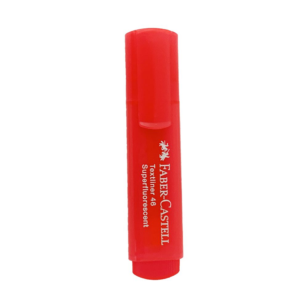 Faber Castell Highlighter Pen Textliner Fluorescent Red    154621