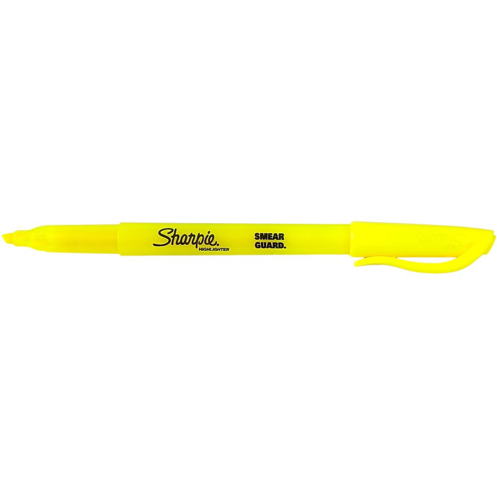 Sanford Highlighter Pocket Accent Fine Yellow     27025