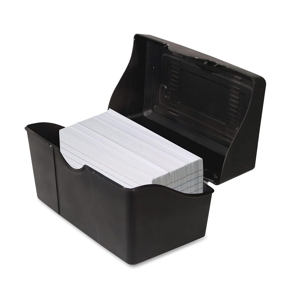 Advantus Index Card Holder 3 x 5 Black 45001