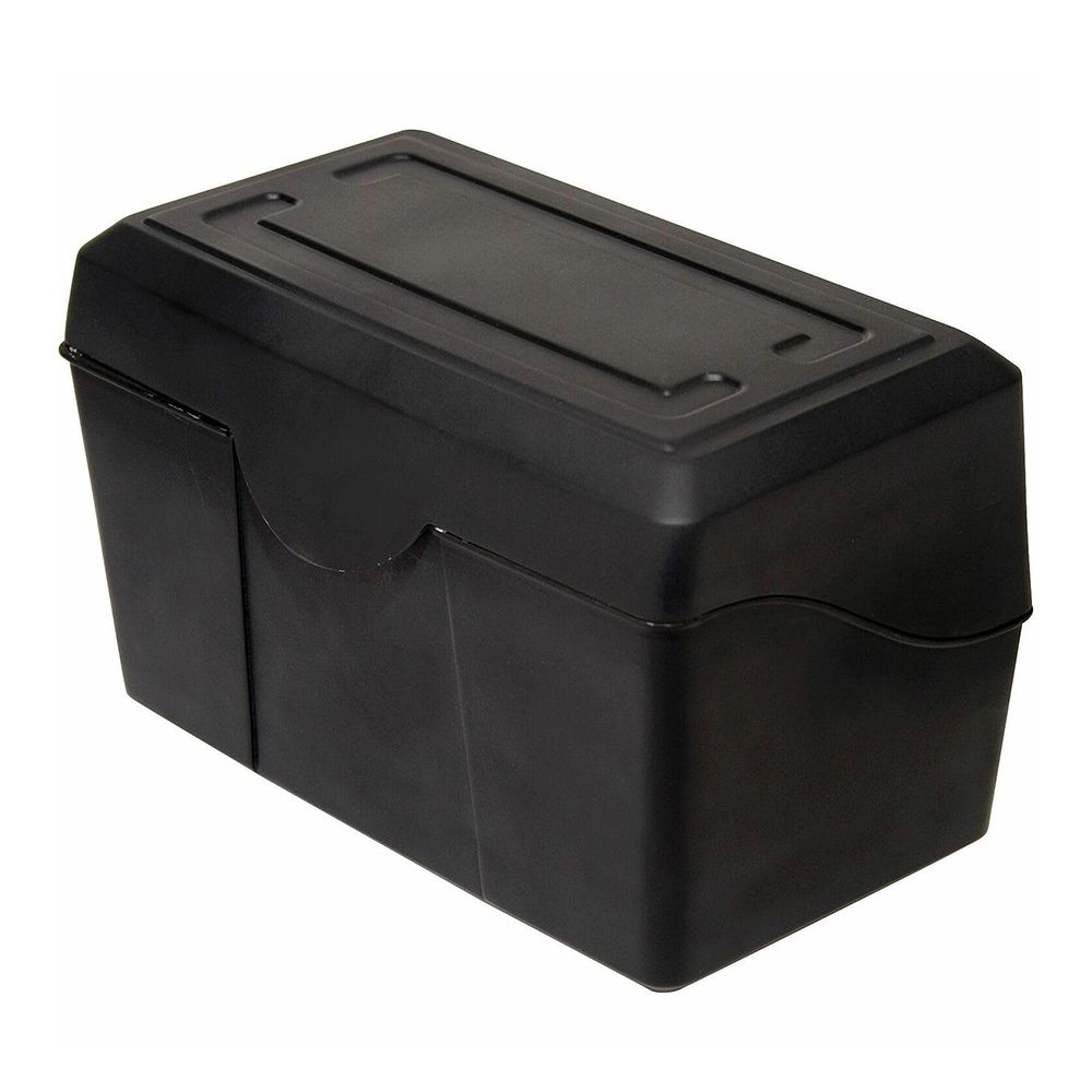 Advantus Index Card Holder 5 x 8 Black 45003
