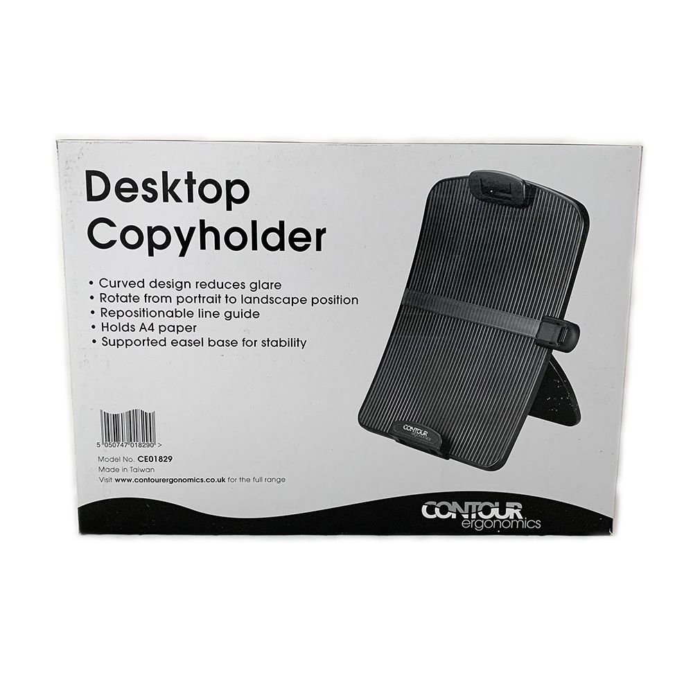 Ergonomics Desktop Contour Copy Holder      CE01829