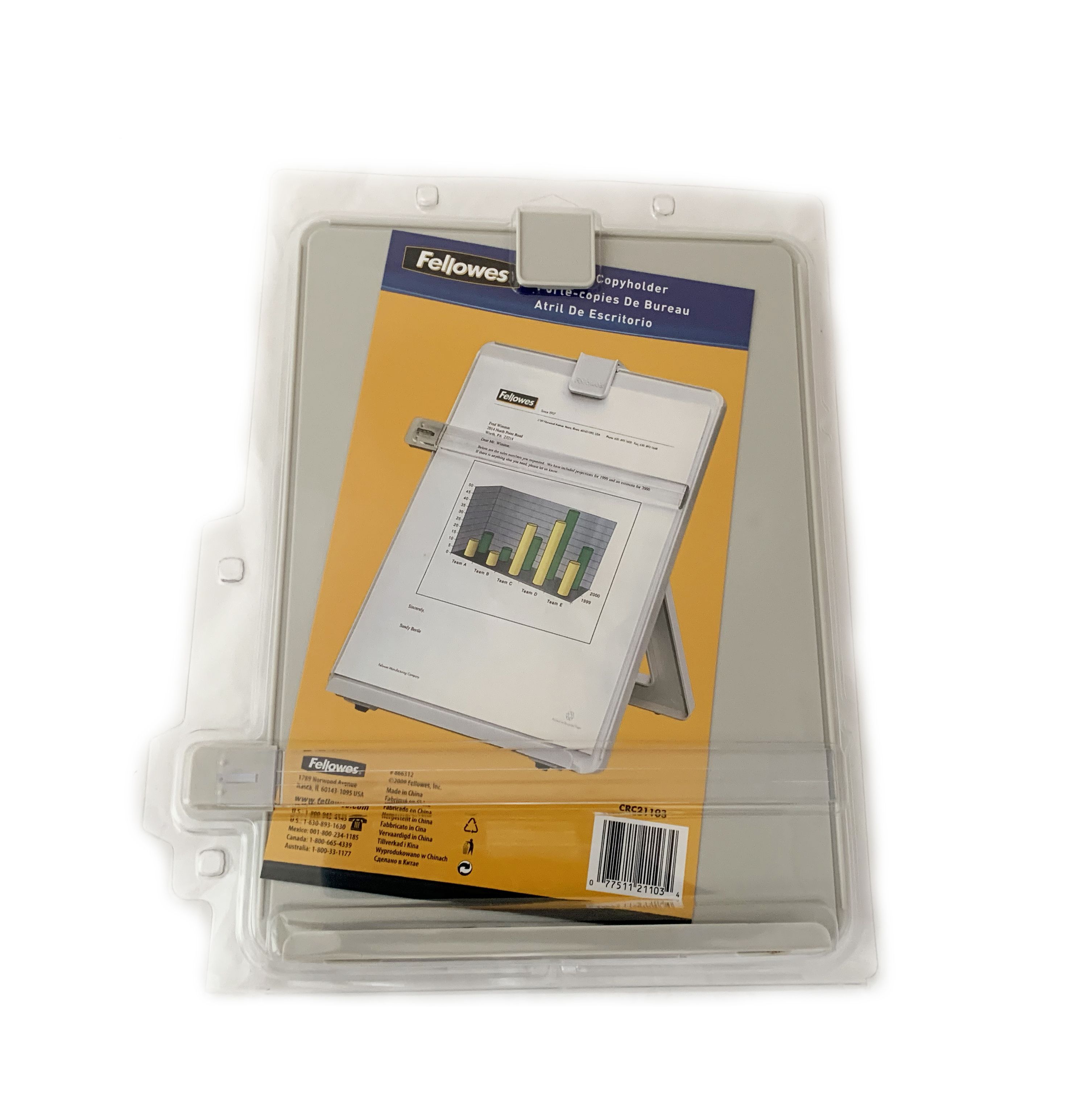 Fellowes Work Station Copy Holder Letter Size    21103